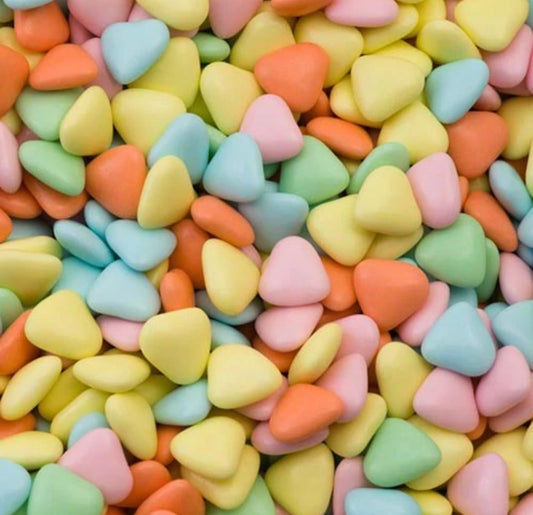 MINI HEART CHOCOLATE DRAGEES - MULTI COLOURS - 1KG