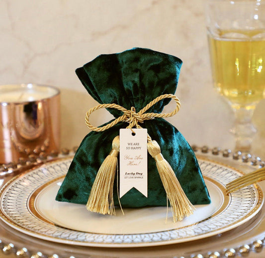 Green velvet bag Luxury- Design 264