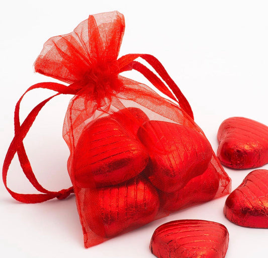 Red Organza pack of (100) - Design 269