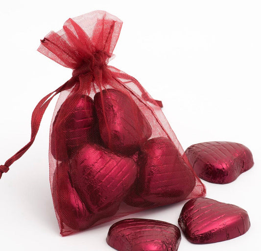 Red Organza pack of (100) - Design 274