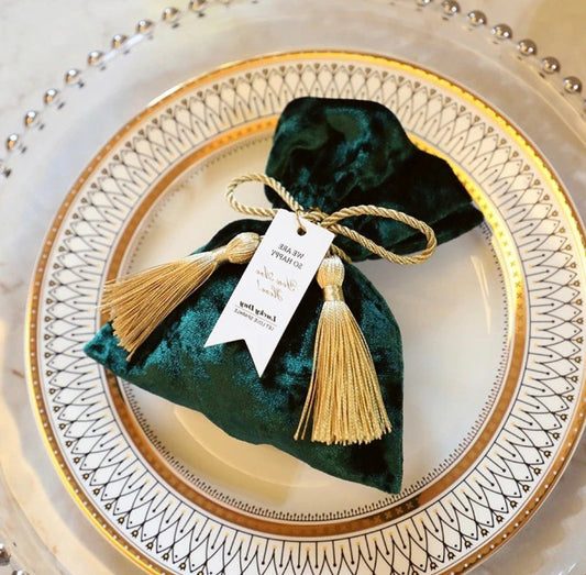 Green velvet bag Luxury- Design 264