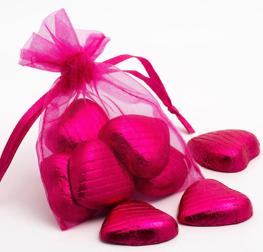 Pink Organza pack of (100) - Design 271