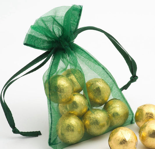 Green Organza pack of (100) - Design 279
