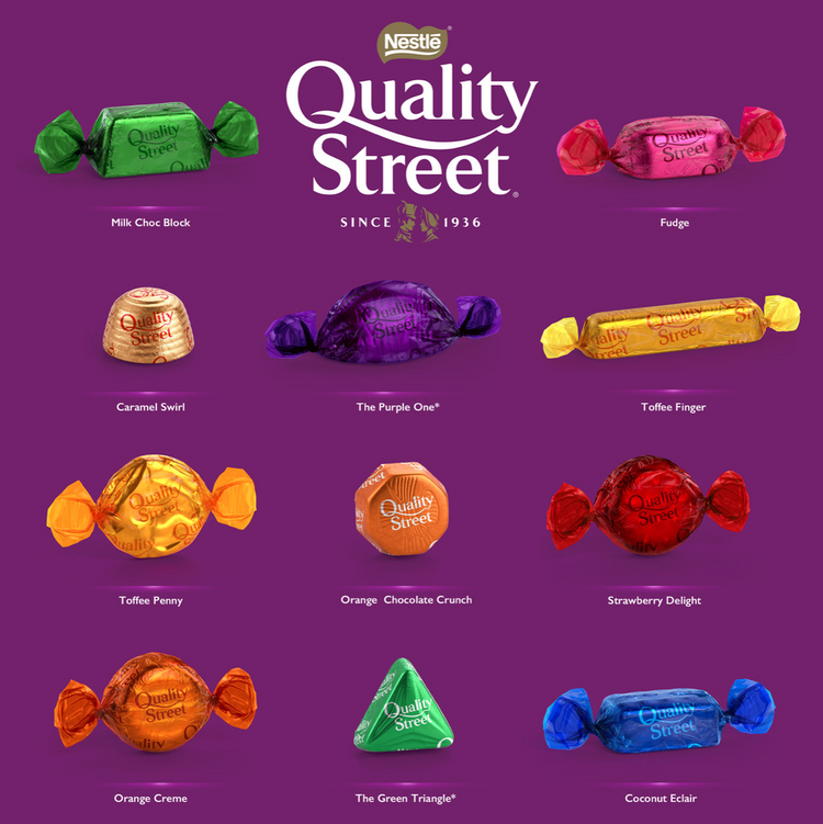 Quality Street Assorted Chocolate Tub – 500 g